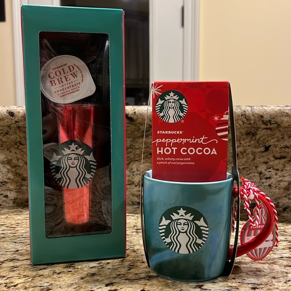 Starbucks Coffee Mug, Tumbler, Cold Brew, Shortbread Cookie Peppermint Cocoa Set - Picture 8 of 11